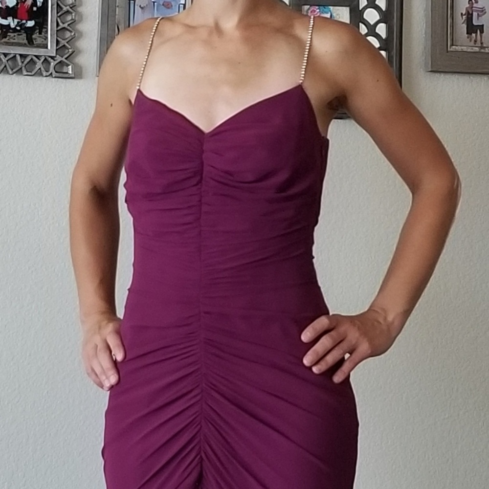 Lovely Magenta Formal Dress